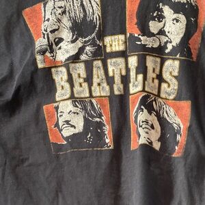 The Beatles Black Graphic Unisex Jersey